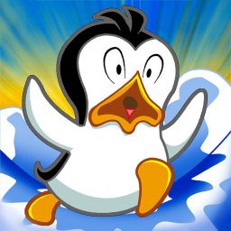Logo: Racing Penguin: Slide and Fly!