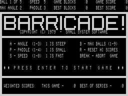 Logo: Barricade!