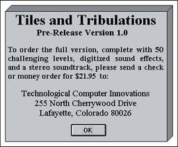 Logo: Tiles and Tribulations