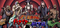 Logo: It's Raining Fists and Metal