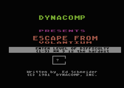 Logo: Escape from Volantium