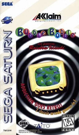 Logo: Bubble Bobble also featuring Rainbow Islands