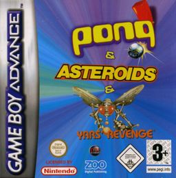Logo: Pong / Asteroids / Yars' Revenge