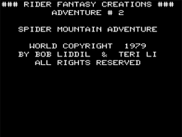 Logo: Spider Mountain Adventure