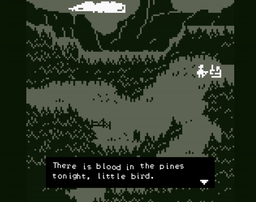 Logo: In the pines, in the pines, where the sun never shines