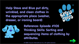 Logo: Blue's Clues: Laundry Time