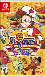 Logo: BurgerTime Party!