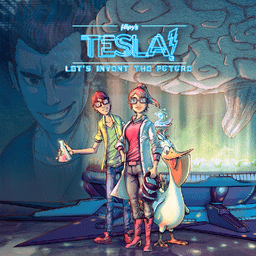 Logo: Flipy's Tesla! Let's Invent the Future