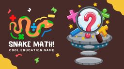 Logo: Snake Math! Cool Education Game
