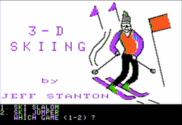 Logo: 3-D Skiing