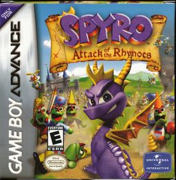 Logo: Spyro: Attack of the Rhynocs