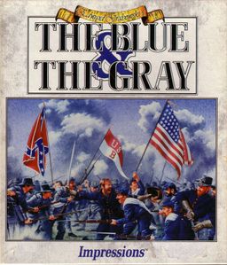 Logo: Edward Grabowski's The Blue & The Gray