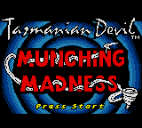 Logo: Tasmanian Devil: Munching Madness