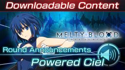 Logo: Melty Blood: Type Lumina - Powered Ciel Round Announcements