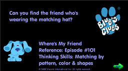 Logo: Blue's Clues: Where's My Friend?