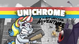 Logo: Unichrome: A 1-Bit Unicorn Adventure