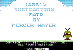Logo: Tink!Tonk!: Tink's Subtraction Fair