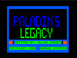 Logo: Paladin's Legacy