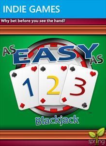 Logo: As Easy as 123 BlackJack