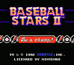 Logo: Baseball Stars 2