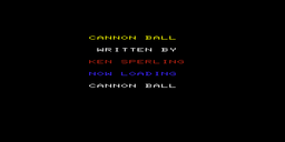 Logo: Cannon Ball