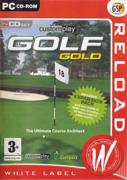 Logo: Customplay Golf: Gold