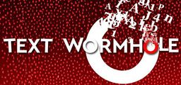 Logo: Text Wormhole