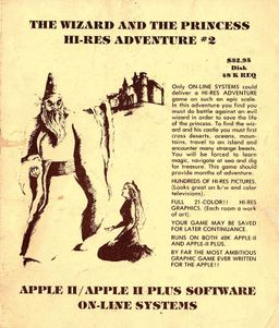 Logo: Hi-Res Adventure #2: The Wizard and the Princess