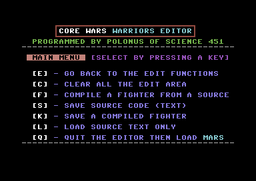 Logo: Core Wars: Warriors Editor