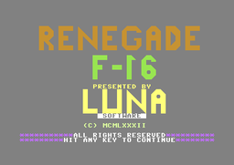 Logo: Renegade F-16
