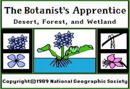 Logo: The Botanist's Apprentice: Desert, Forest, and Wetland