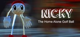 Logo: Nicky: The Home Alone Golf Ball