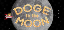 Logo: Doge to the Moon