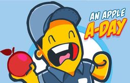Logo: An Apple A-day