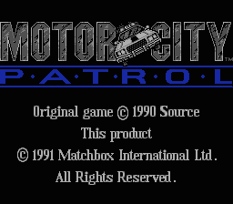 Logo: Motor City Patrol