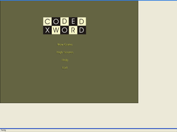 Logo: Coded X-Word