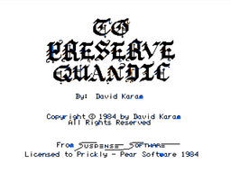 Logo: To Preserve Quandic