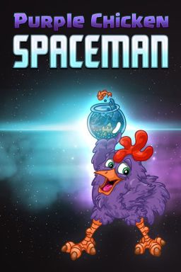 Logo: Purple Chicken Spaceman