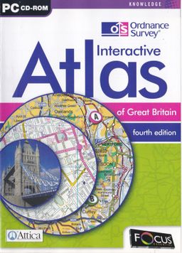 Logo: The Ordnance Survey Interactive Atlas of Great Britain: Fourth Edition (included game)
