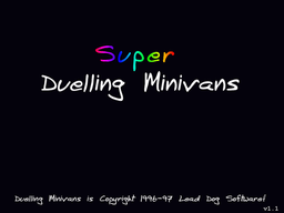 Logo: Super Duelling Minivans