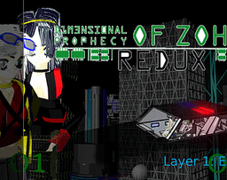 Logo: Dimensional Prophecy of Zohar Redux Layer 1: Essence