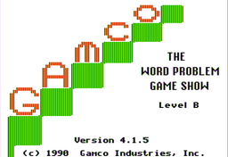 Logo: The Word Problem Game Show