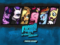Logo: MLP: Fighting Is Magic - Tribute Edition