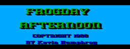 Logo: Frogday Afternoon