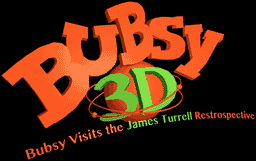 Logo: Bubsy 3D: Bubsy Visits the James Turrell Retrospective