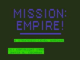Logo: Mission: Empire!
