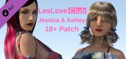 Logo: LesLove.Club: Jessica and Ashley - 18+ Patch