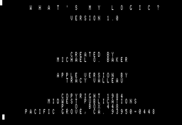 Logo: What's my Logic?