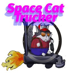 Logo: Space Cat Trucker