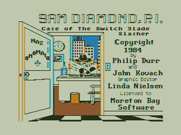 Logo: Sam Diamond, P.I.: Case of the Switch Blade Slasher